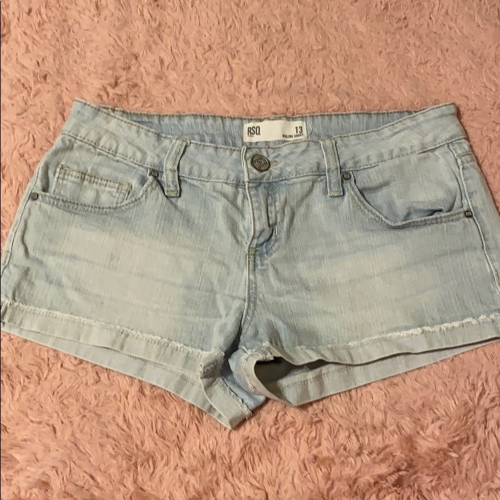 RSQ JEANS Light Wash Malibu Shorts